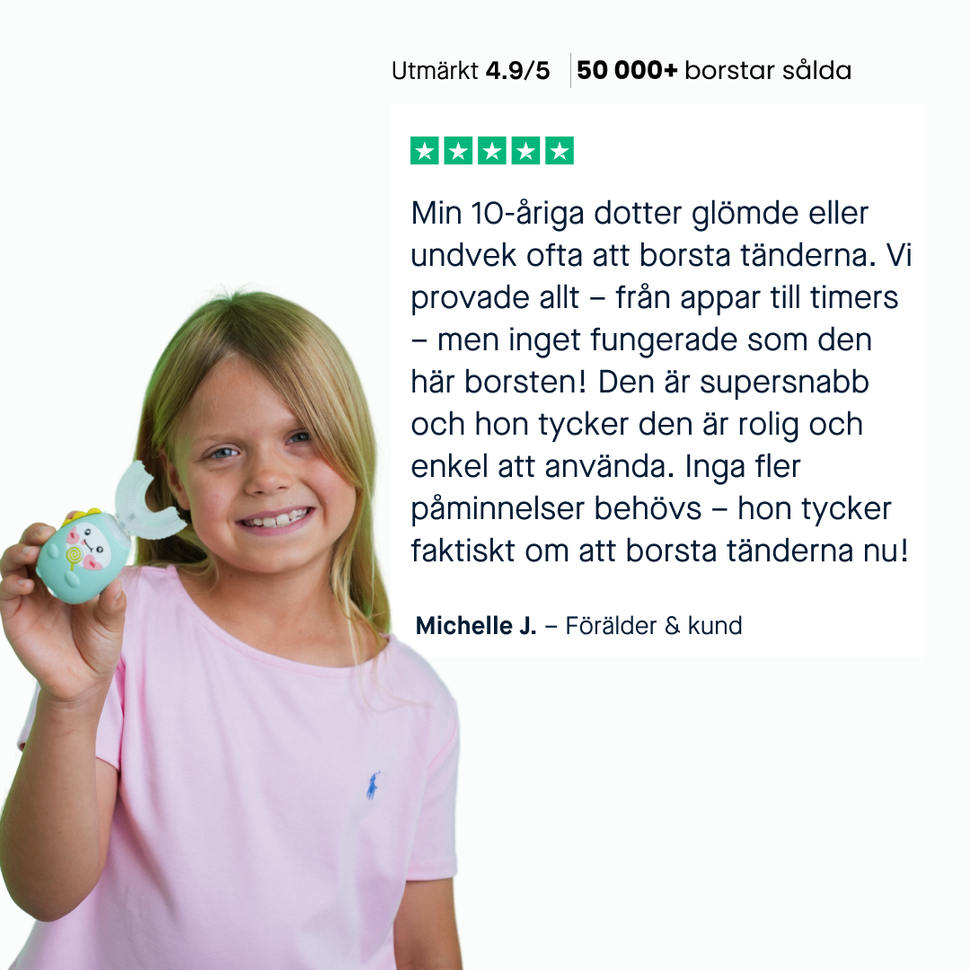 Barnborste - Gummy Green