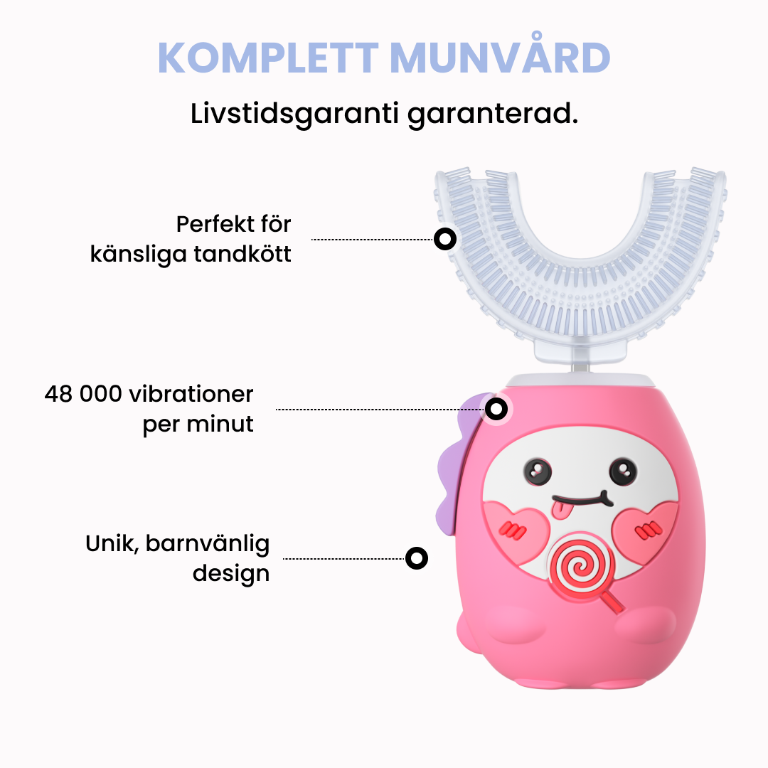 Barnborste - Peppy Pink