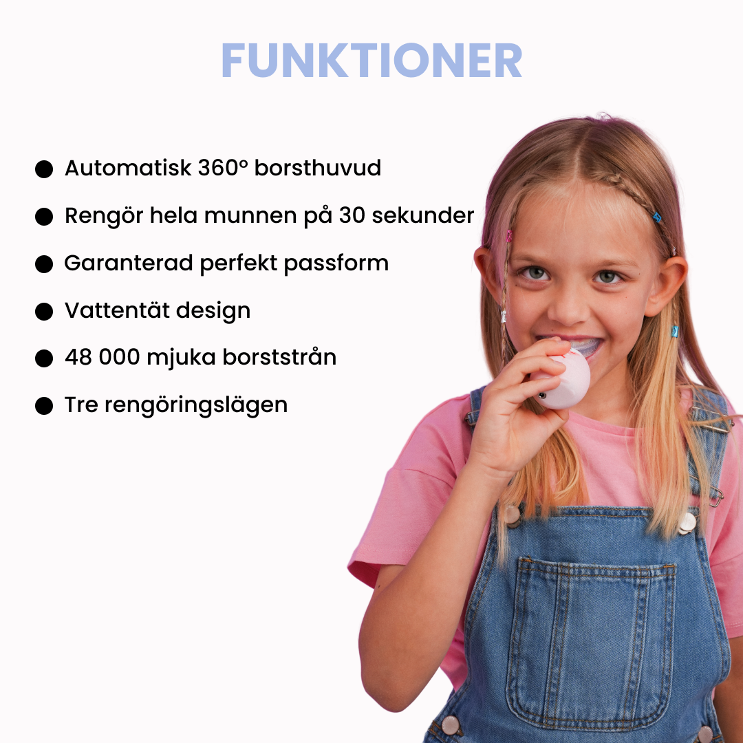Barnborste - Peppy Pink